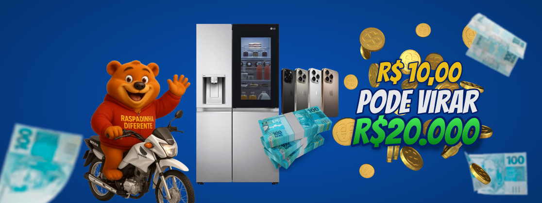 MEGA RASPADA BLACK 🖤💰 - R$10,00 - PRÊMIOS DE ATÉ R$20.000,00